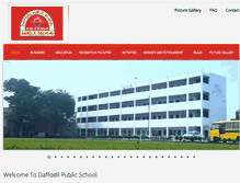 Tablet Screenshot of daffodilpublicschool.in